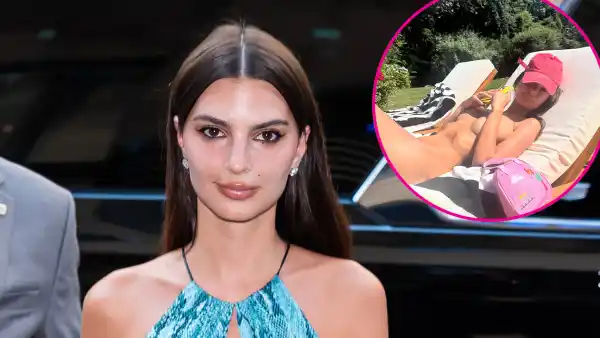 Emily Ratajkowski Poses Nude While Soaking Up the Sun