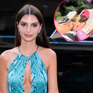 Emily Ratajkowski Poses Nude While Soaking Up the Sun
