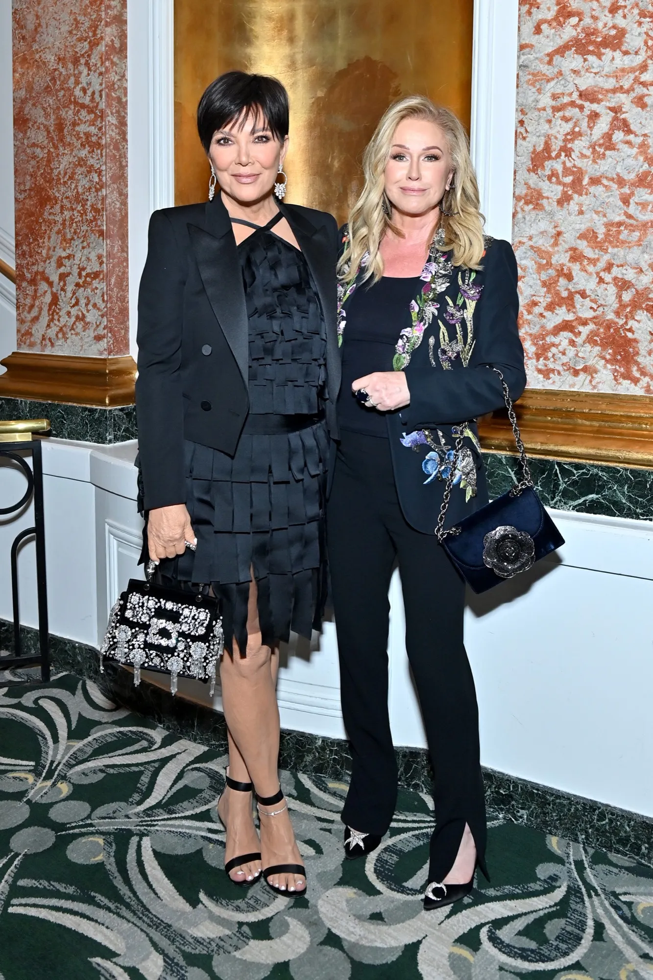 GettyImages 1390789818 Kathy Hilton Explains the Origin of Her Friendship With the Kardashian Jenner Family