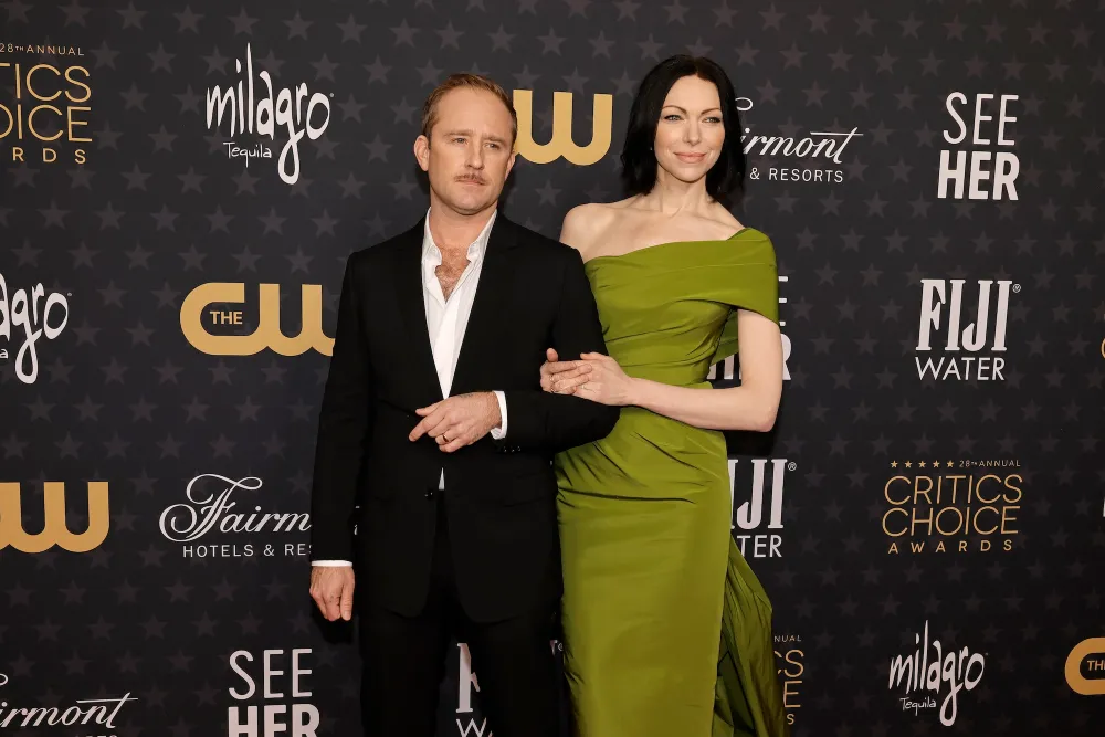 GettyImages-1456647633 Laura Prepon Sells Replica Luxury Handbag