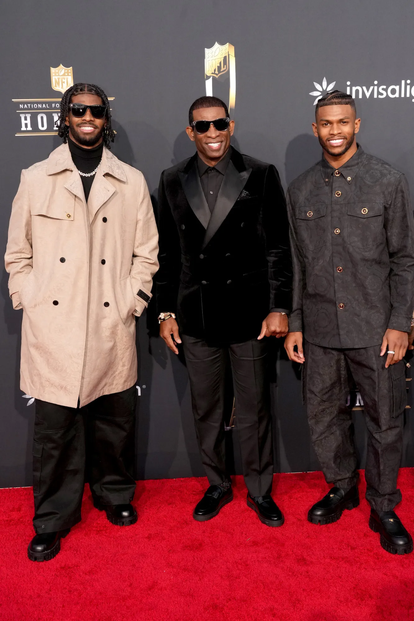 GettyImages-1998471212 Deion Sanders Shedeur Sanders Shilo Sanders NFL Honors