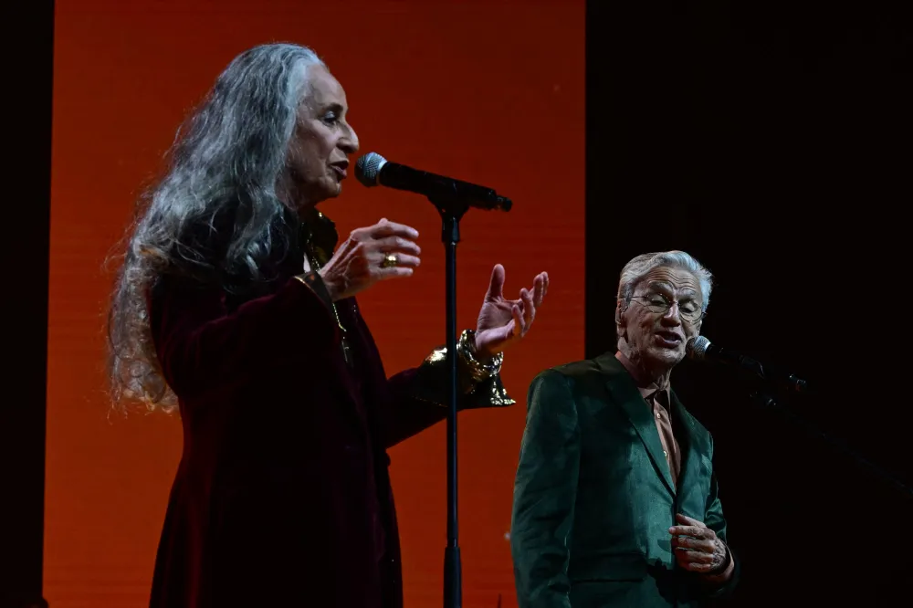Maria Bethania y Caetano Veloso.