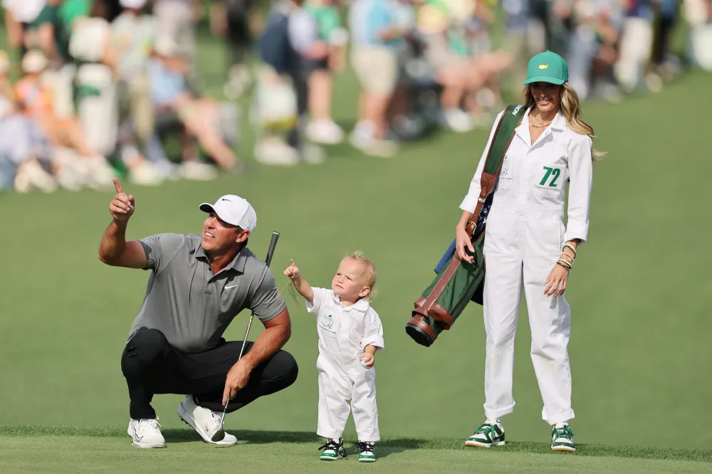 GettyImages-2209432736 Brooks Koepka Jena Sims Crew Masters 2025