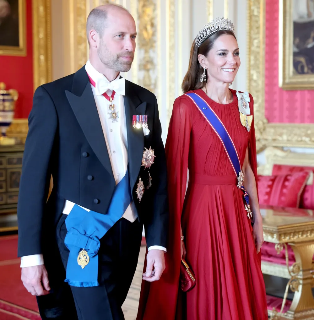 Kate Middleton Gets a Cheeky Wink From French President Emmanuel Macron at the State Banquet