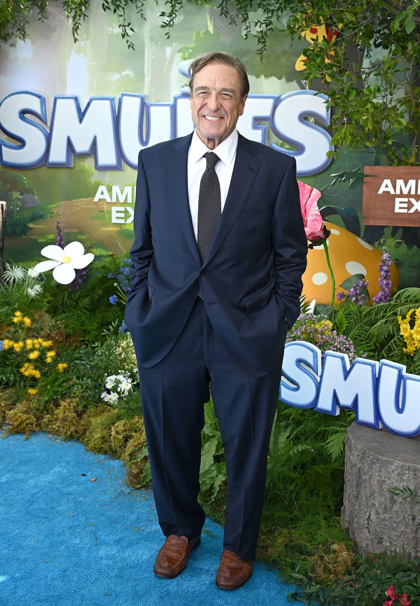GettyImages-2225026976 John Goodman Flaunts Impressive 200-Lb Weight Loss at Smurfs Premiere