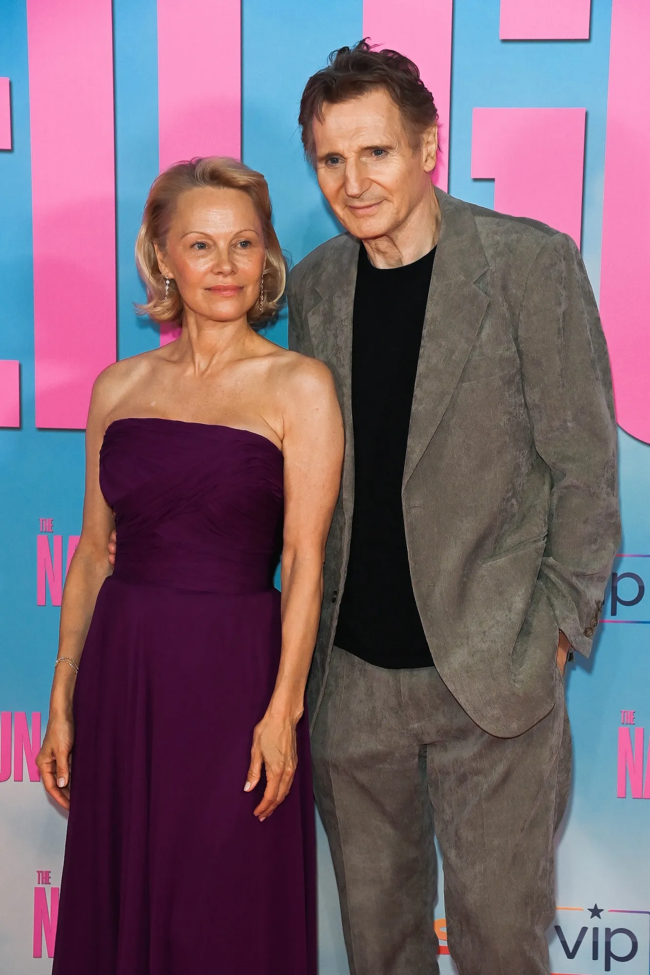 Liam Neeson Reveals Pamela Anderson Baked Him Bread After Their Kiss