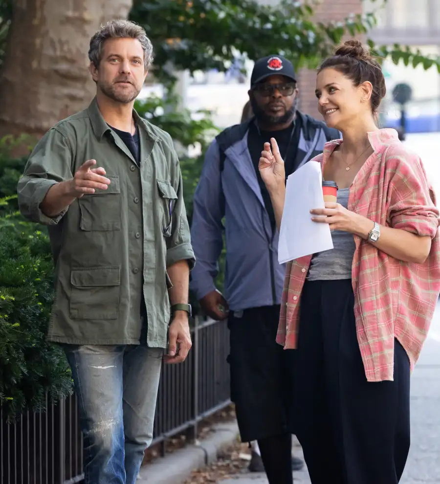 GettyImages 2225633907 Inside Katie Holmes and Joshua Jackson Filming Happy Hours