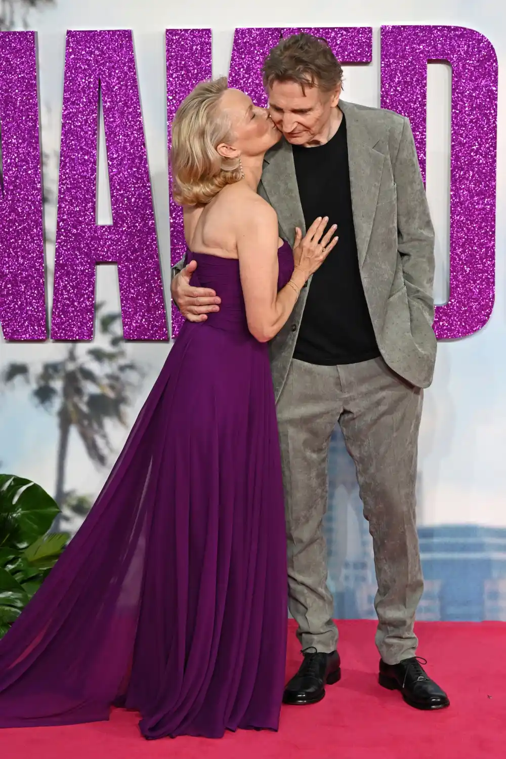 Liam Neeson Reveals Pamela Anderson Baked Him Bread After Their Kiss