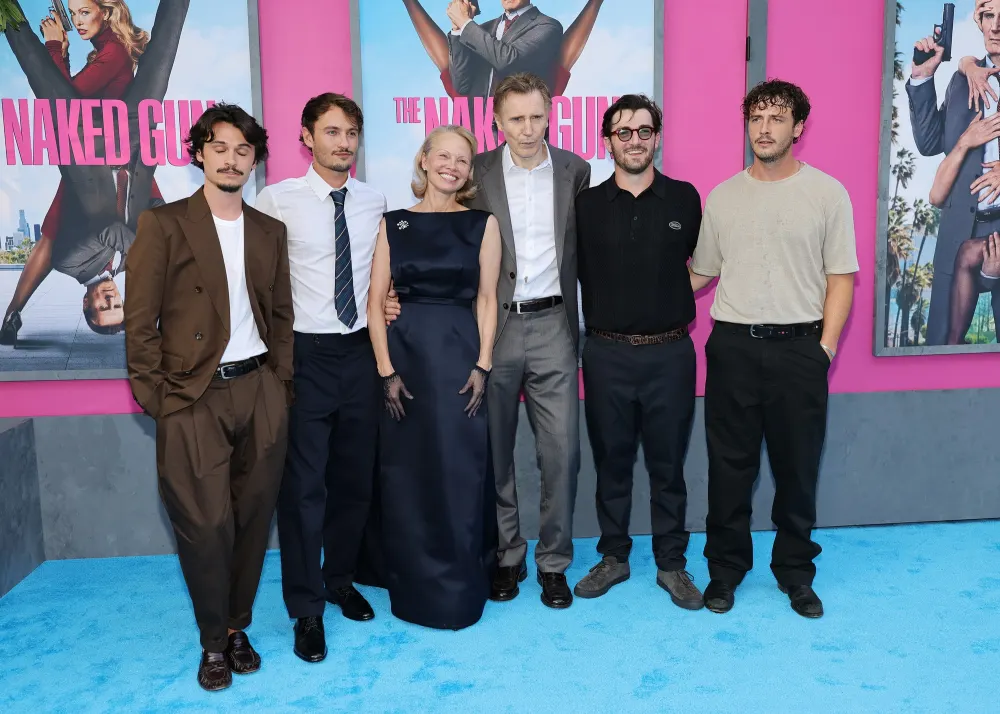 GettyImages 2227458178 Pamela Anderson Liam Neeson Clues