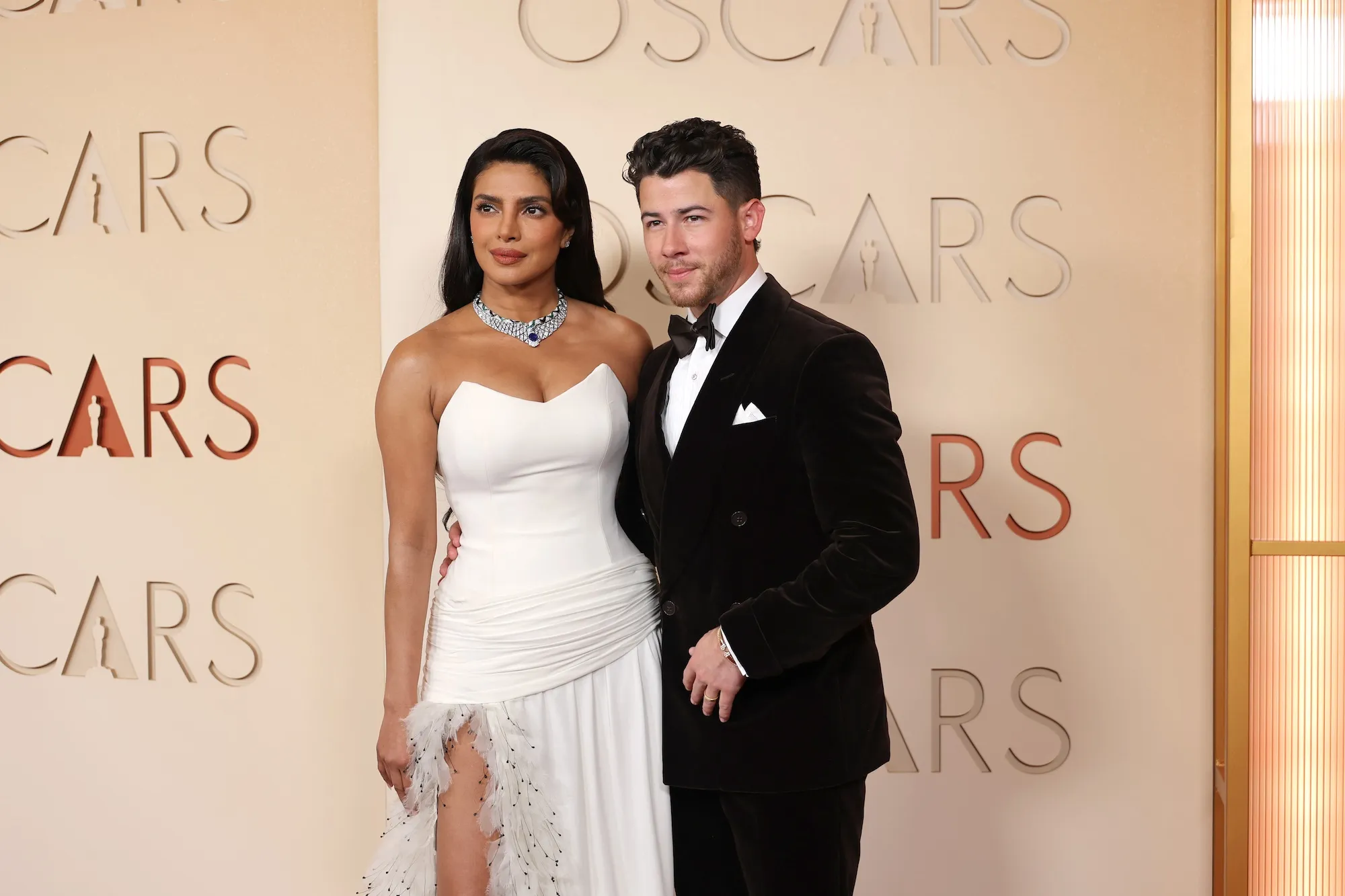 Nick Jonas Supports Wife Priyanka Chopra at 98th Academy Awards Oscars 2026 in Hindi Kalava