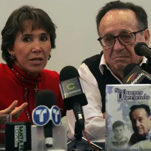 Florinda Meza y Roberto Gómez Bolaños.