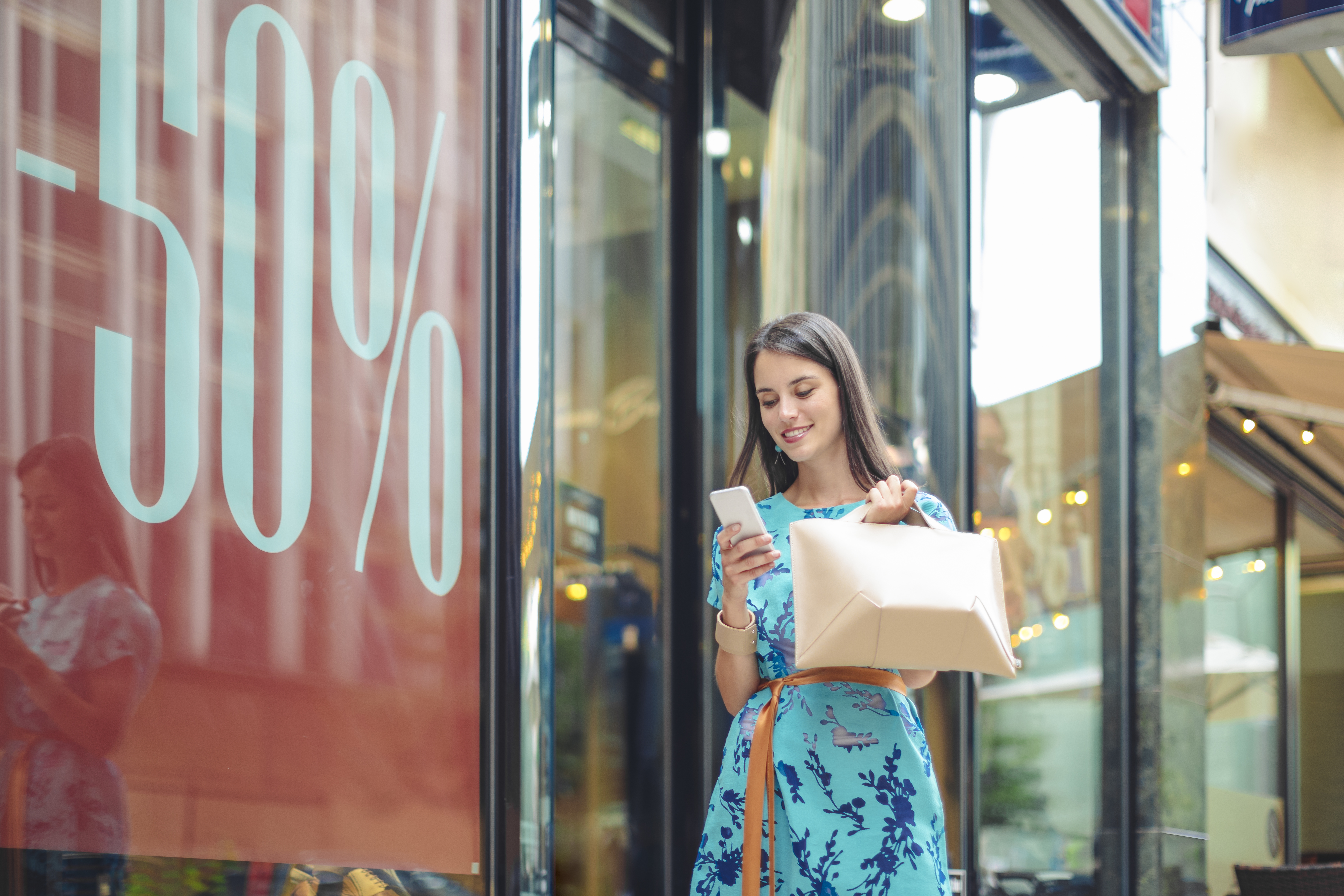 Young woman in the city