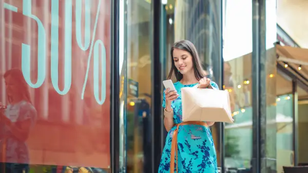 Young woman in the city