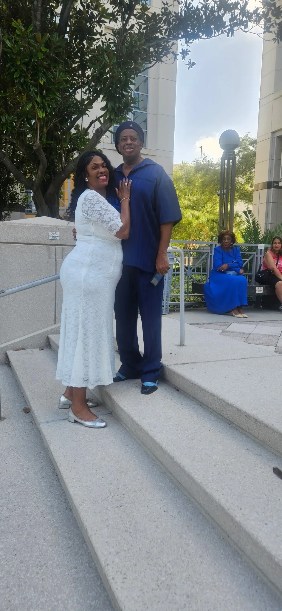 Happy Couple on Hilton's Complimentary Honeymoon