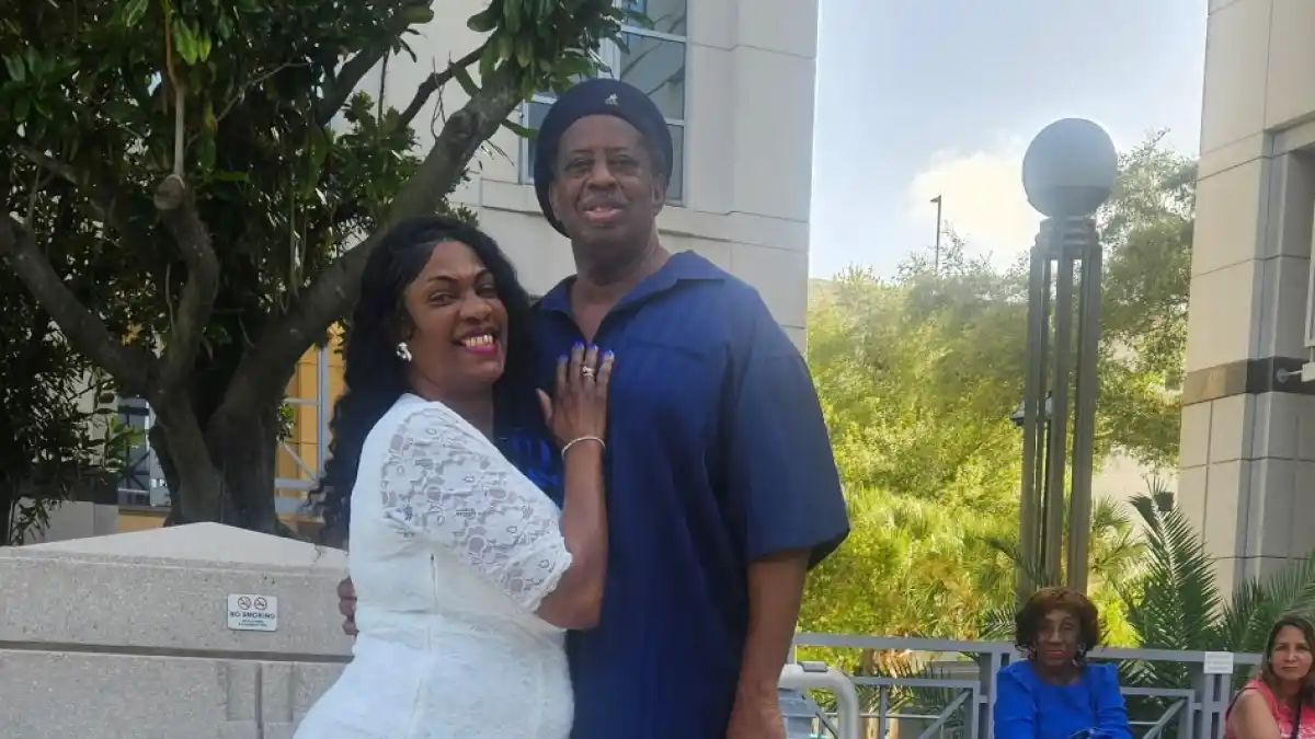 Happy Couple on Hilton's Complimentary Honeymoon