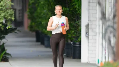 LOS ANGELES, CA - JUNE 17: Hilary Duff is seen on June 17, 2023 in Los Angeles, California. (Photo by BG029/Bauer-Griffin/GC Images)