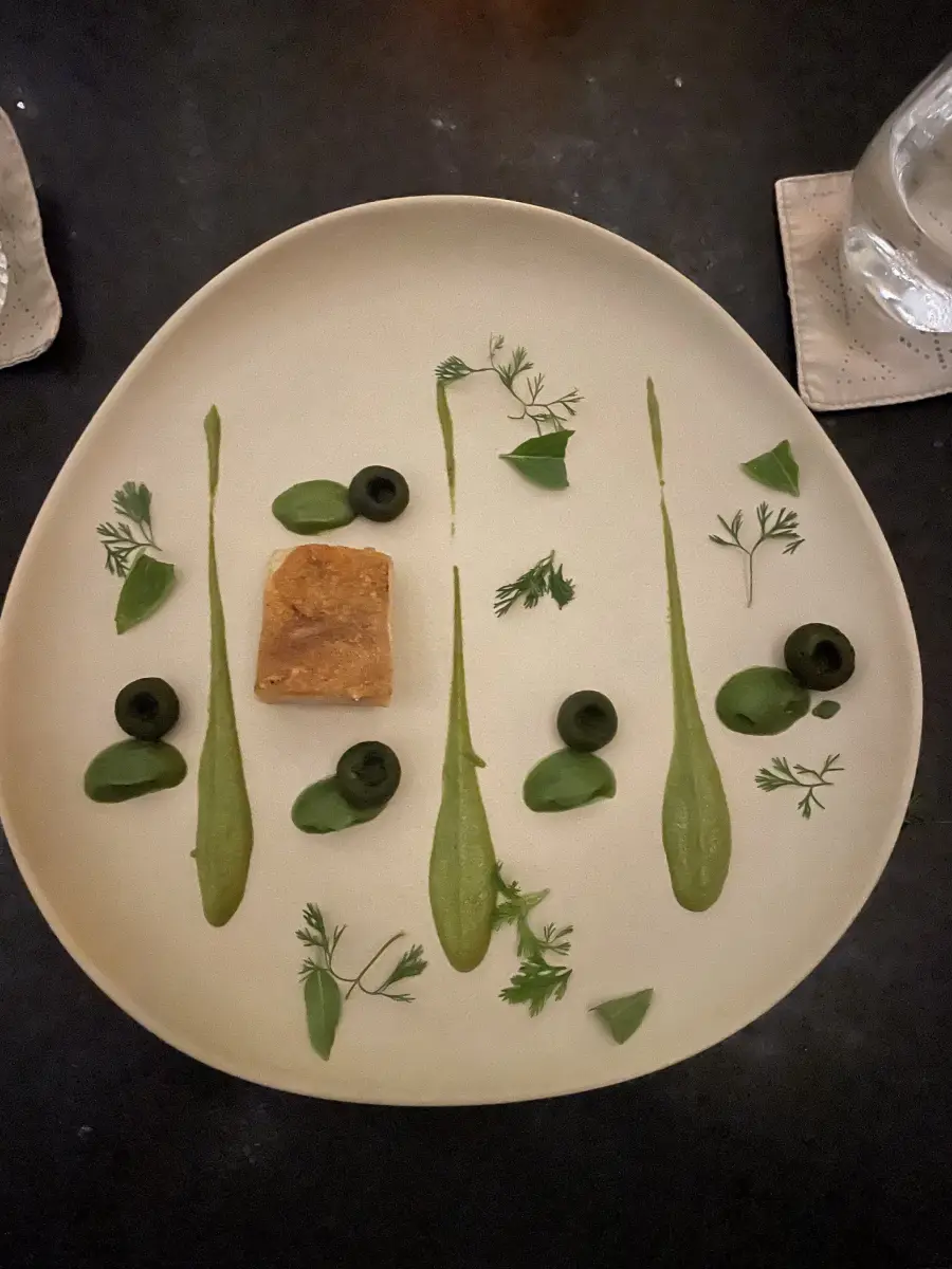 Platillo del restaurante Xaak, del Hotel Xcaret Arte.