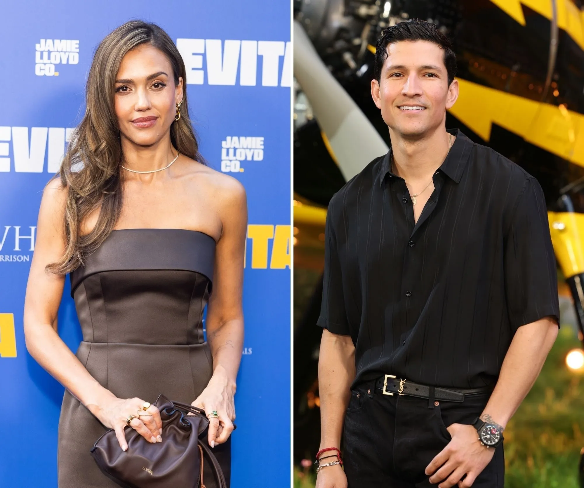 Jessica Alba and Danny Ramirez Share Passionate Kiss Outside of Deli.jpg