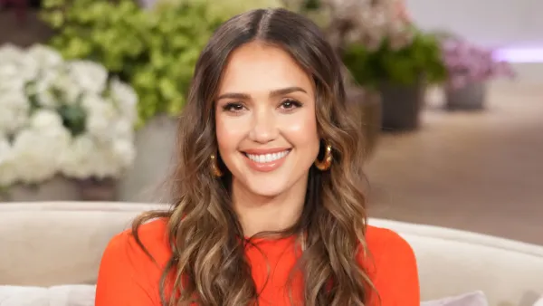BURBANK, CALIFORNIA - November 18: Jessica Alba appears on "The Jennifer Hudson Show" airing November 20, 2024 in Burbank, California. (Photo by Chris Haston/WBTV via Getty Images). Check your local listings for times