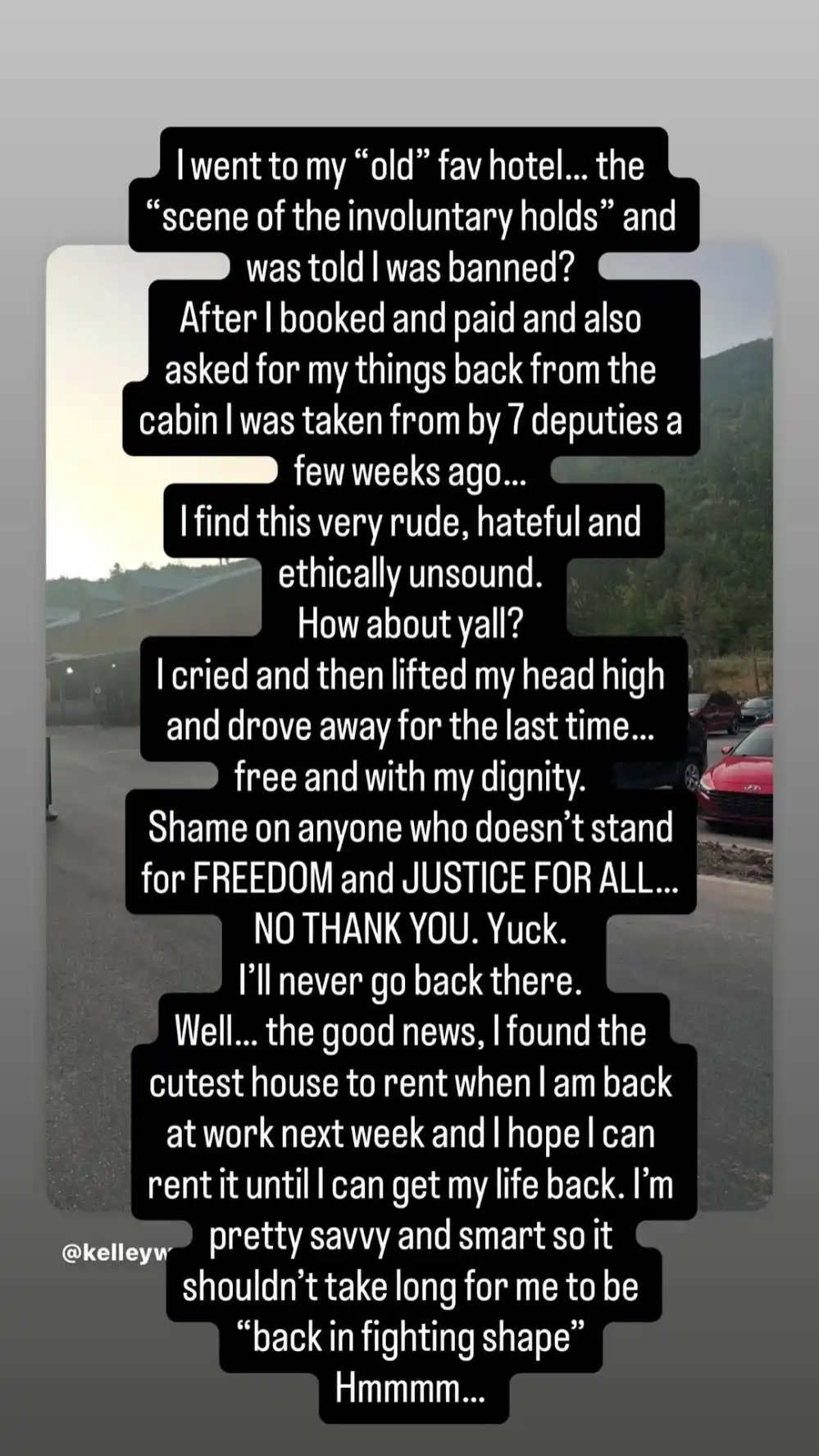 Kelley Wolf Claims She Has $6 to Her Name Amid Alleged Psychiatric Hold