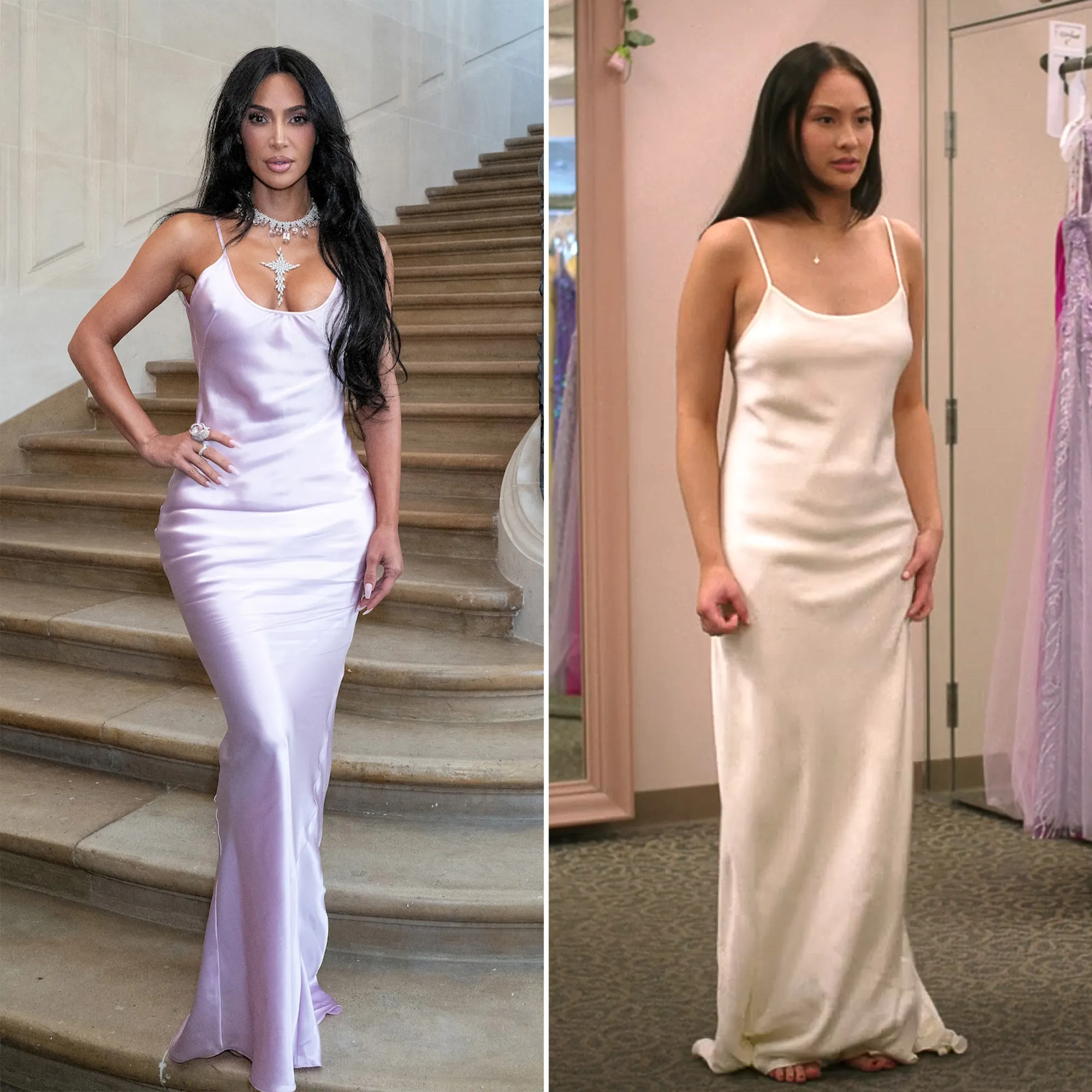 Kim Kardashian Once Wore a Purple Version of TSITP s Belly s Wedding Dress
