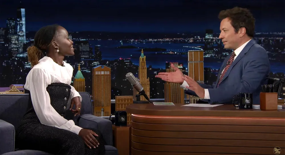 Lupita Nyong o is talking about cats with Jimmy Fallon Screenshot 2025 07 25 at 14 07 10