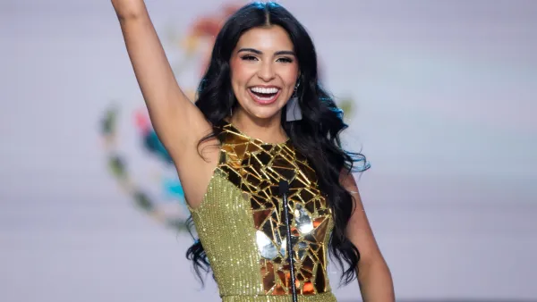 Marcela Delgado en Miss Universe Latina.