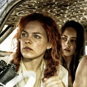 Riley Keough, Rosie Huntington-Whiteley and Courtney Eaton in Mad Max: Fury Road