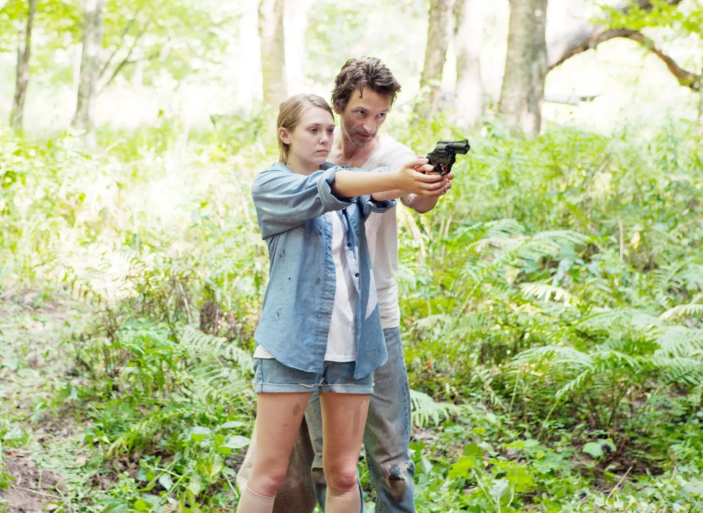 Elizabeth Olsen and John Hawkes in Martha Marcy May Marlene