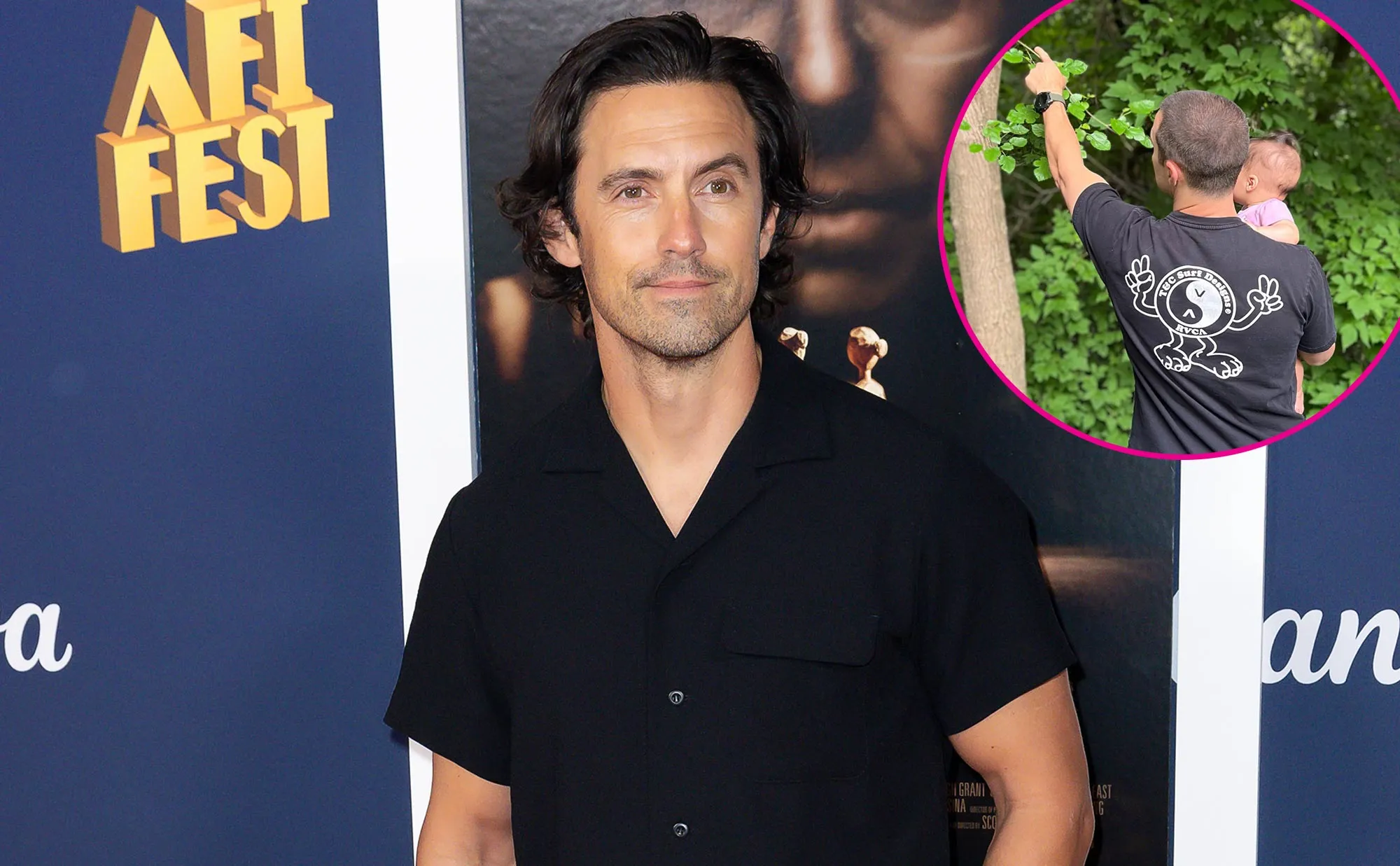 Milo Ventimiglia Adorably Cuddles Infant Daughter Ke ala in Rare Family Photo 1 2180902394