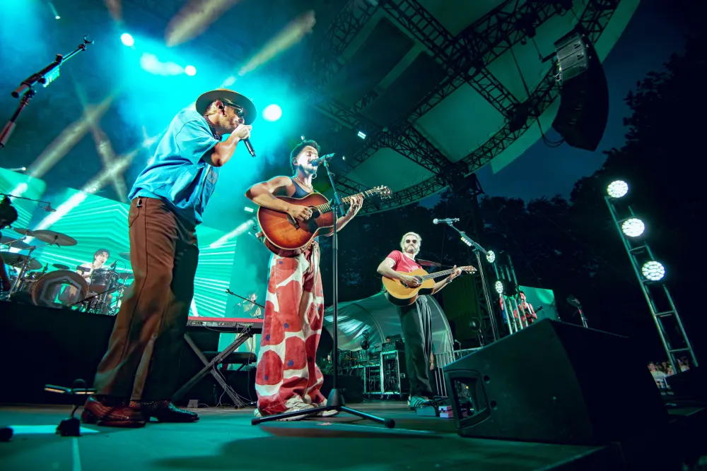 Morat y Camilo en el SummerStage de Central Park