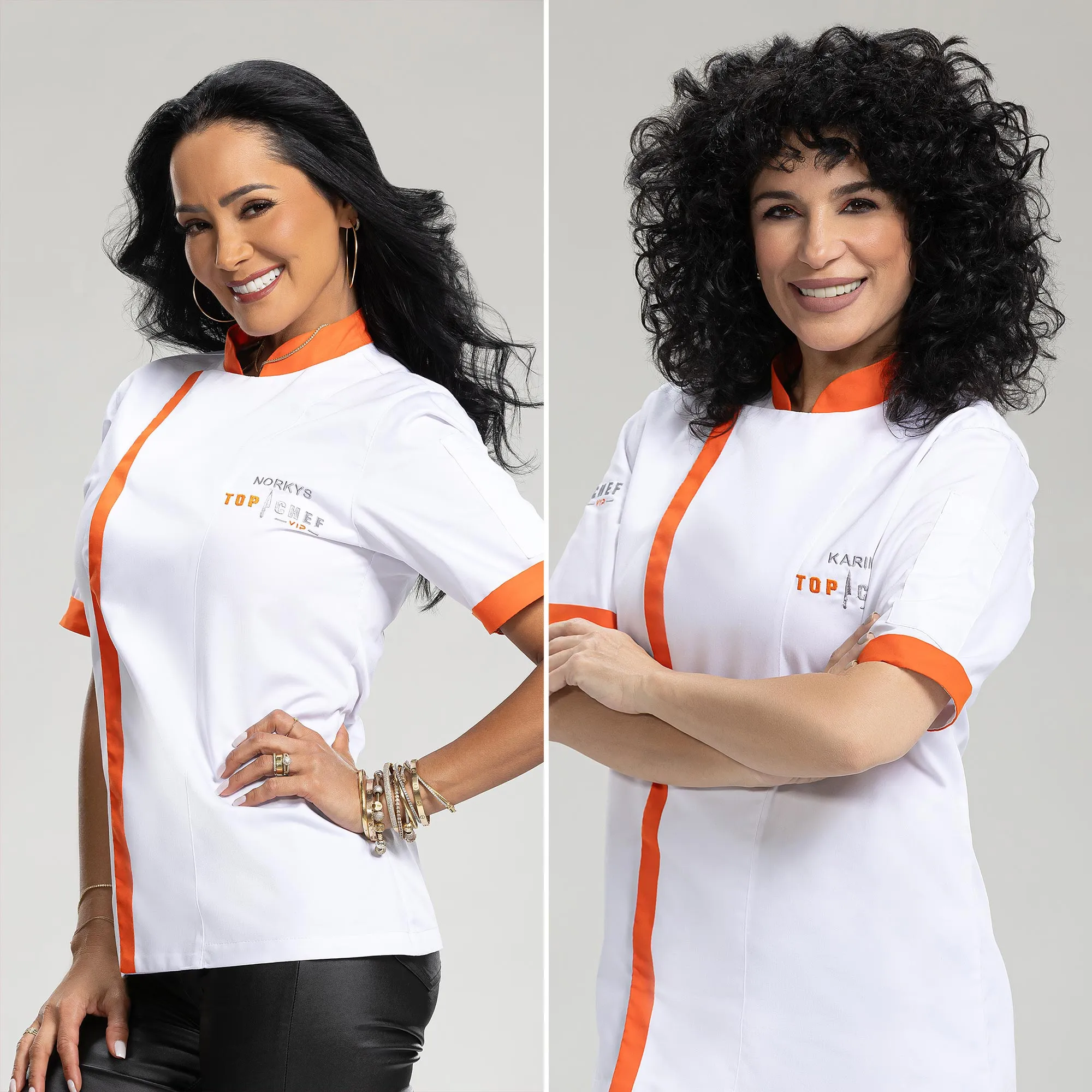 Norkys Batista y la cantante Karina Moreno El feo gesto de Norkys Batista a Karina en Top Chef VIP 4