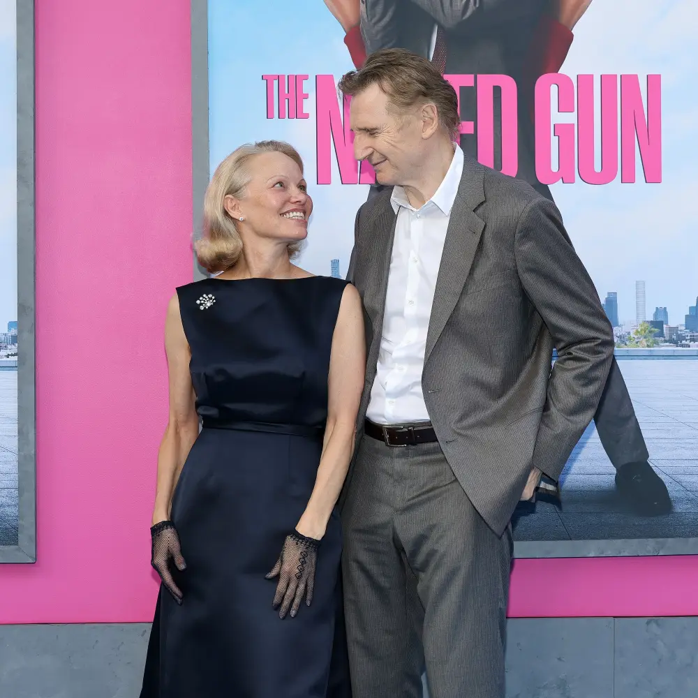 Pamela Anderson s Son Reacts to Mom s Flirty Relationship With Liam Neeson