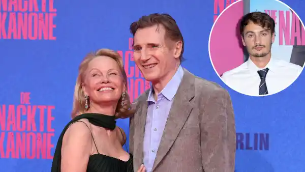 Pamela Anderson s Son Reacts to Mom s Flirty Relationship With Liam Neeson