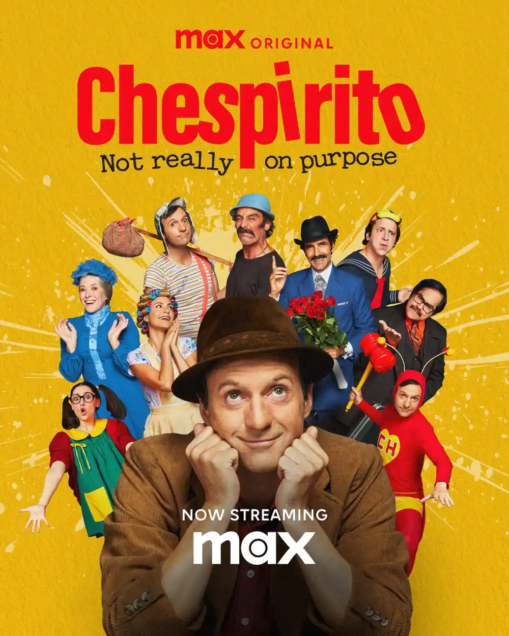 Poster oficial bioserie Chespirito: Sin querer queriendo