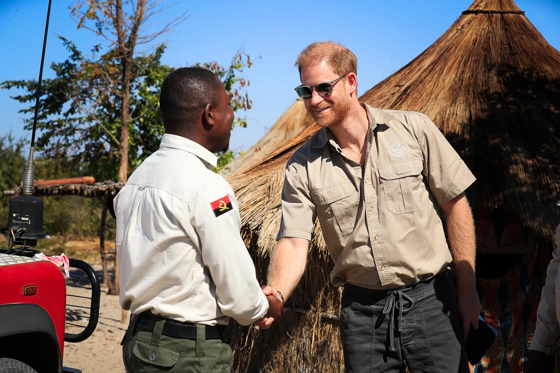 Prince Harry Travels for Solo Trip to Follow in Mom Princess Diana s Footsteps Photos Duke of Sussex at a HALO risk education session