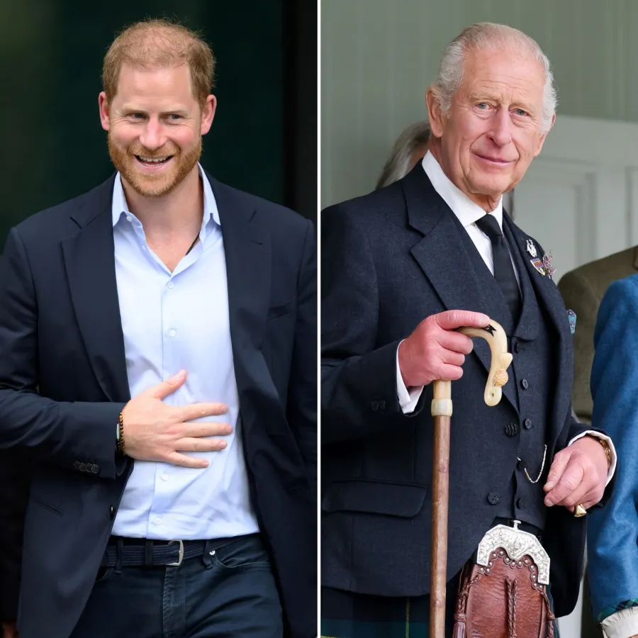 Prince Harry and King Charles III