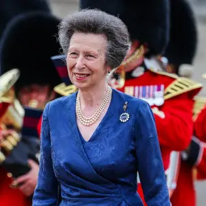 Princess Anne Princess Royal and Major General James Maurice Hannan Bowder take part in the Household Division Musical Spectacular GettyImages 2224753124