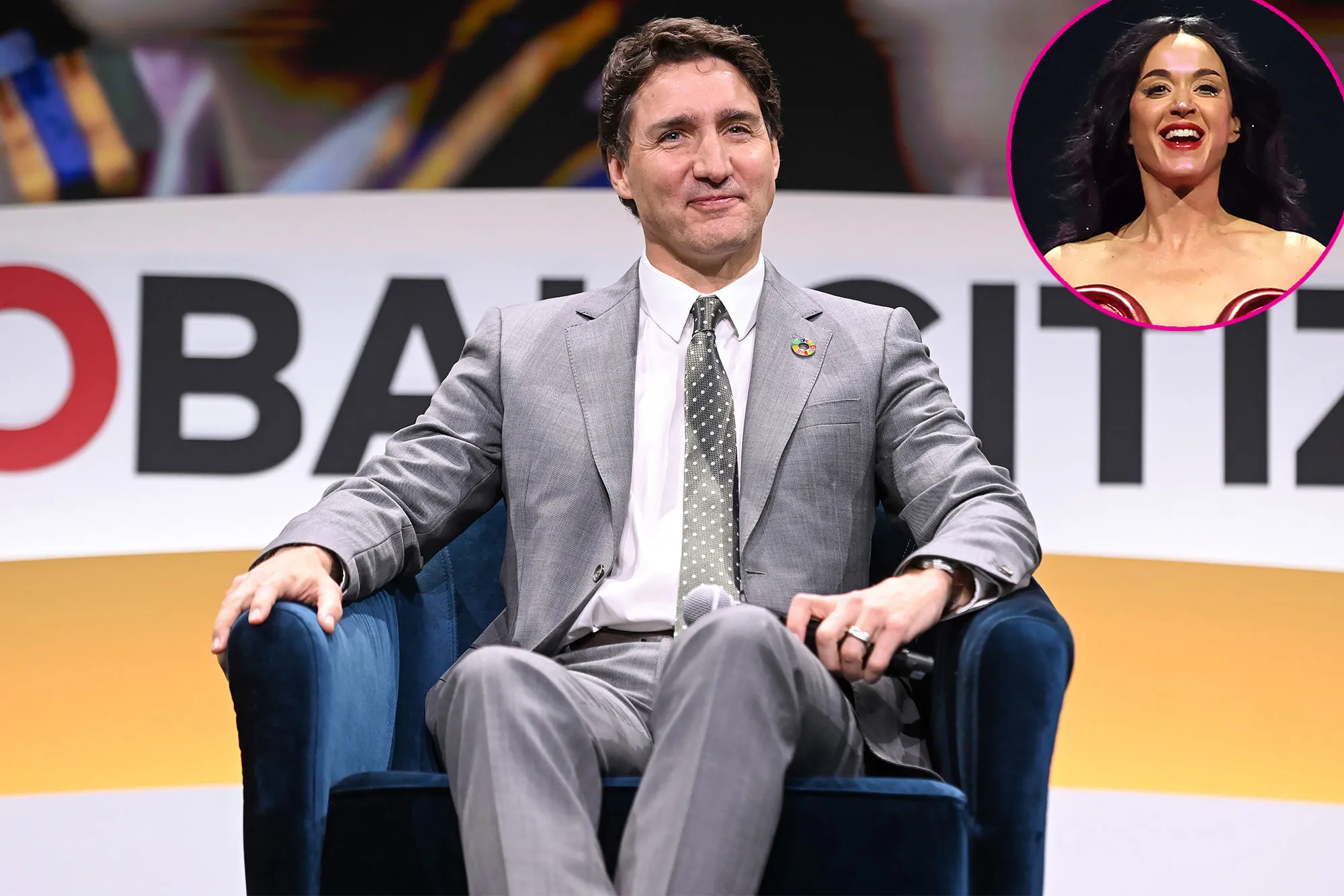 Promo Former Canadian Prime Minister Justin Trudeau Attends Katy Perry Lifetimes Tour