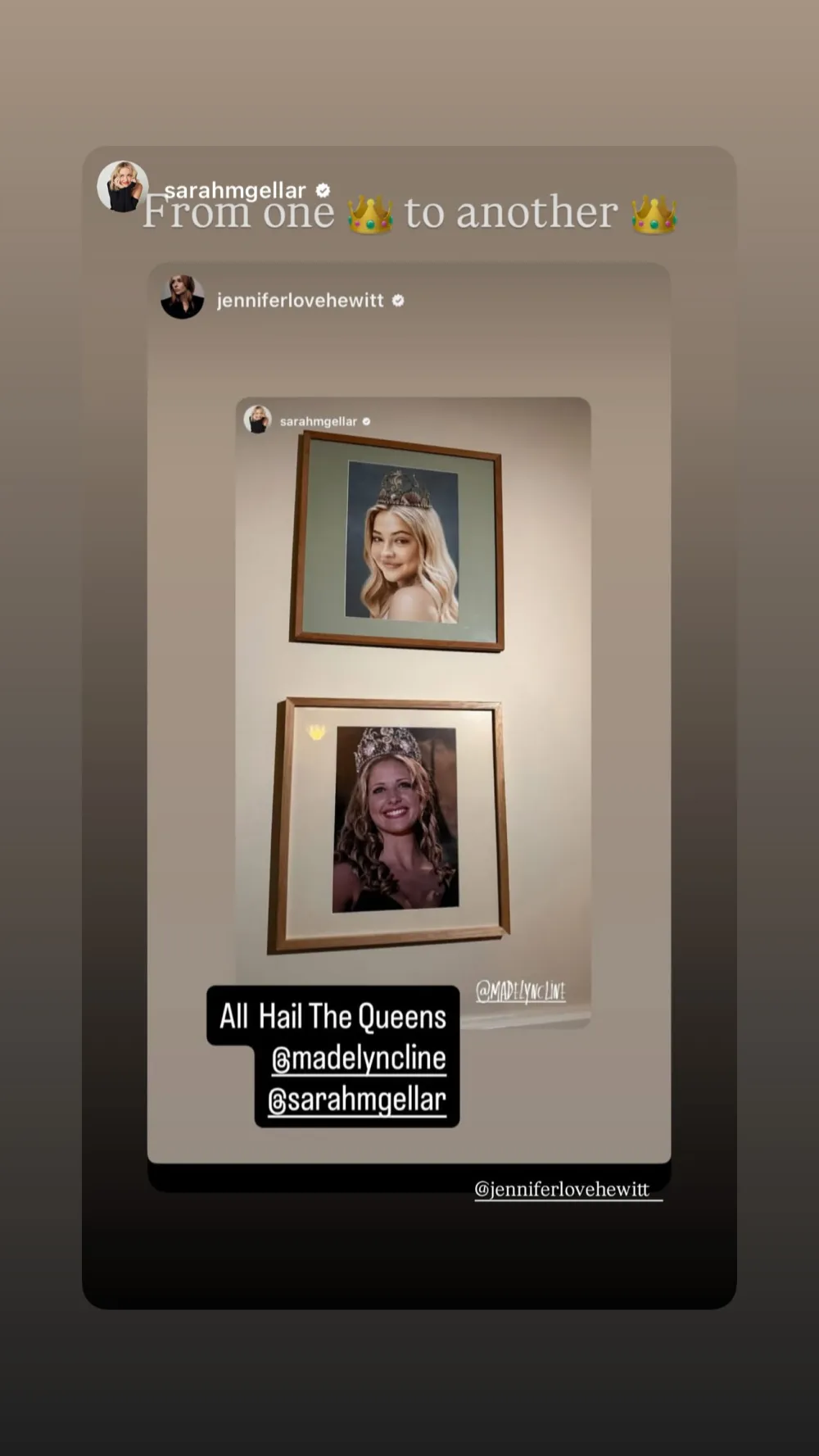 Sarah Michelle Gellar and Jennifer Love Hewitt