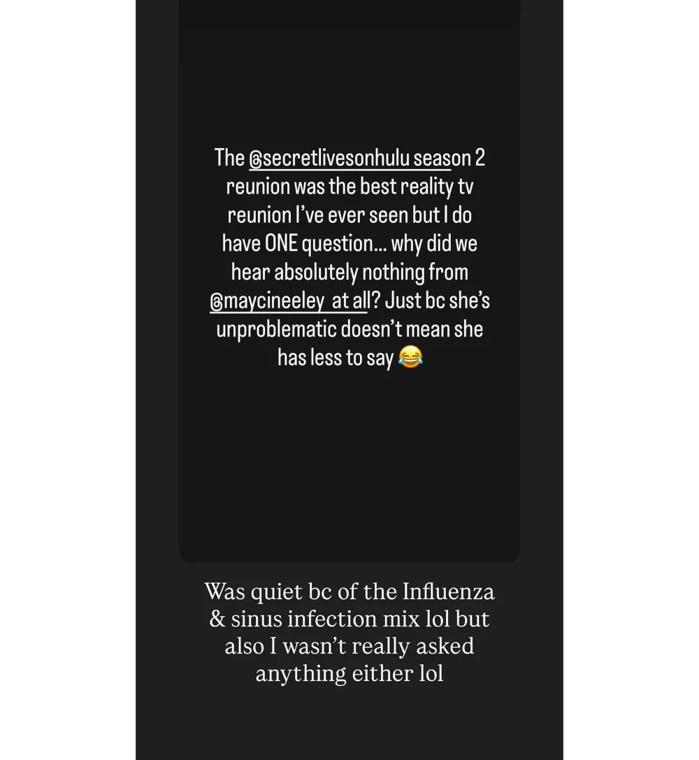 Secret Lives of Mormon Wives Star Mayci Neeley Explains Why She Stayed Quiet During Reunion