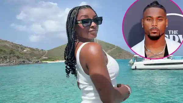 Simone Biles Gets Cheeky in a Sexy Thong Bikini and Jonathan Owens Approves 007