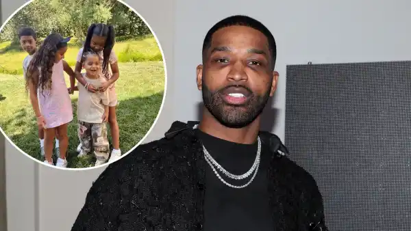 Tristan-Thompson-Shares-Rare-Photos-of-2-of-His-Kids-Together