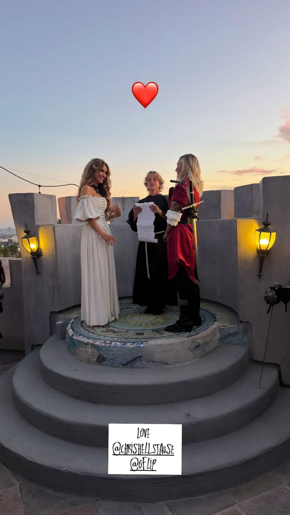 Chrishell Stause and G Flip Renew Vows in Medieval Ceremony