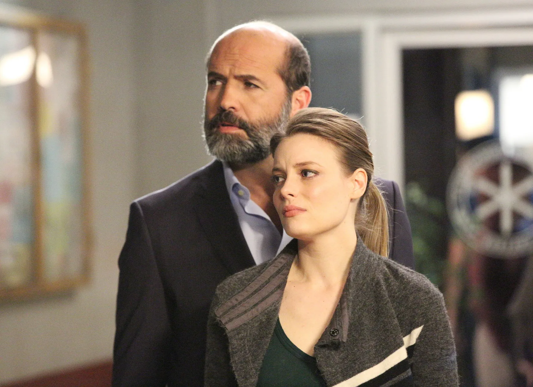 Billy Zane and Gillian Jacobs in Community