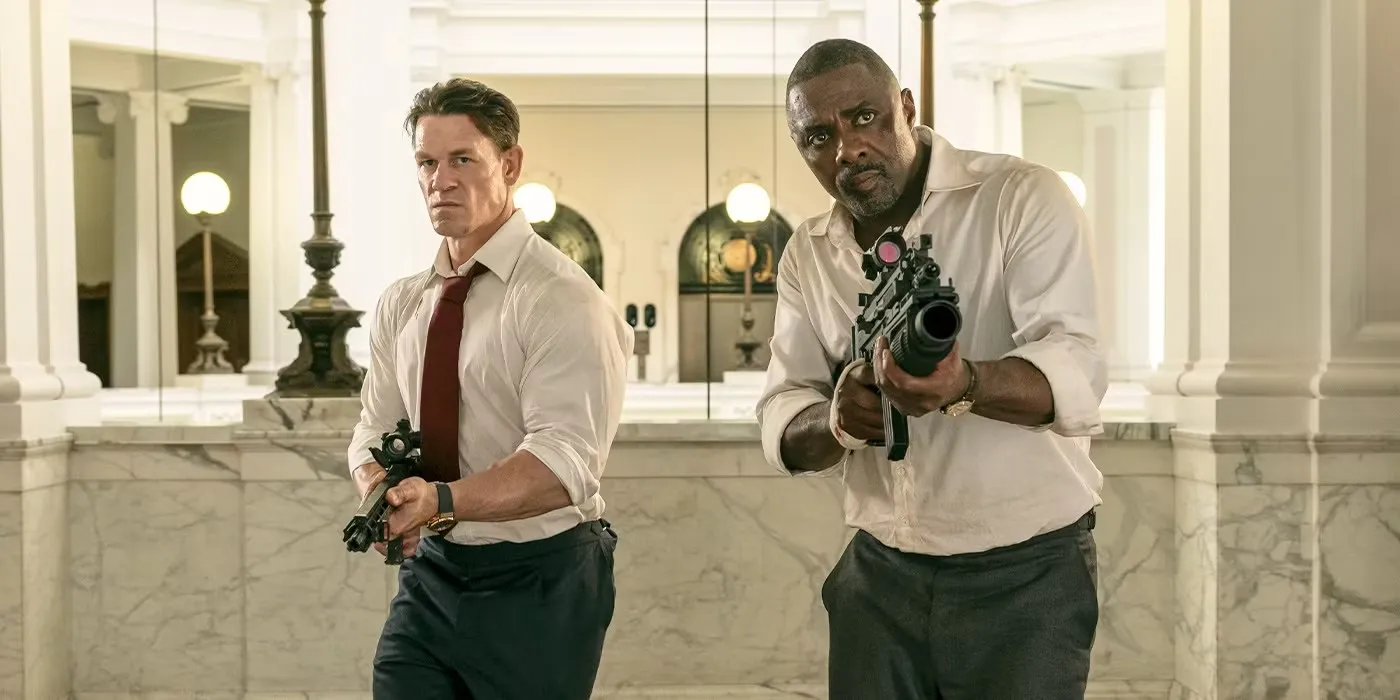 John Cena and Idris Elba in Heads of State