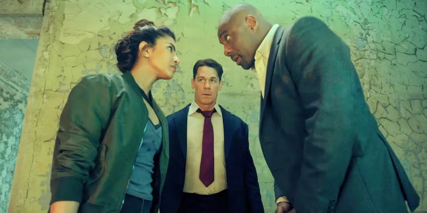 Priyanka Chopra Jonas, John Cena and Idris Elba in Heads of State