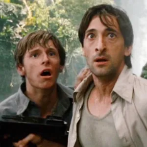 Jamie Bell and Adrien Brody in King Kong