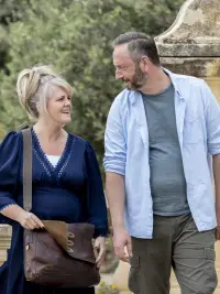 Sally Lindsay, Steve Edge in The Madame Blanc Mysteries