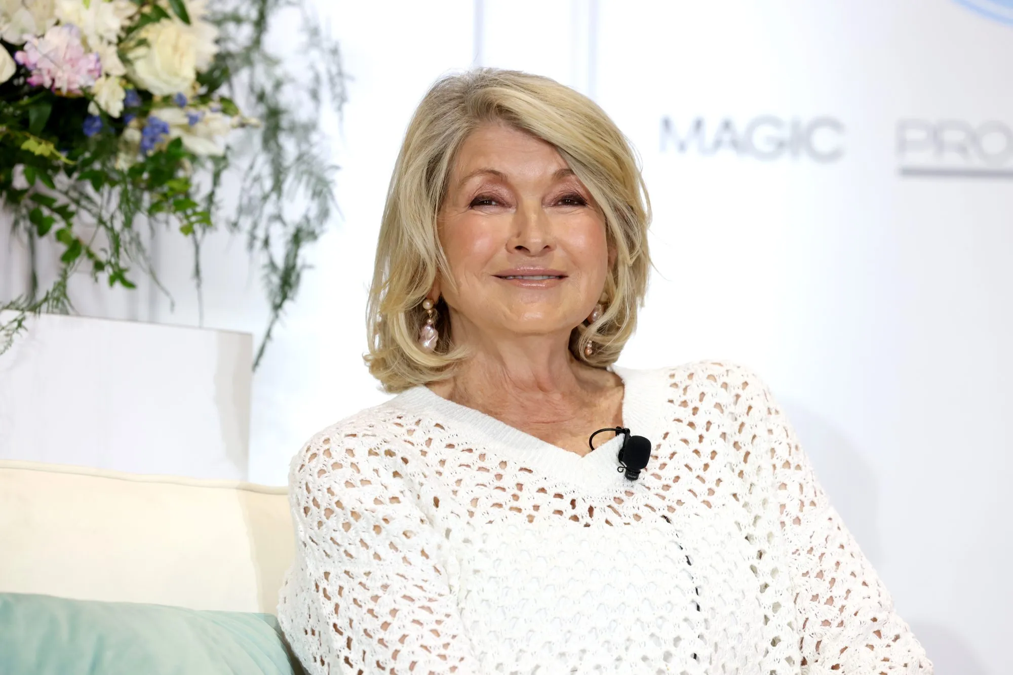 LAS VEGAS, NEVADA - AUGUST 07: Martha Stewart speaks during a keynote conversation at Magic, Project and Sourcing at Magic Las Vegas at the Las Vegas Convention Center on August 07, 2023 in Las Vegas, Nevada. (Photo by Gabe Ginsberg/Getty Images)